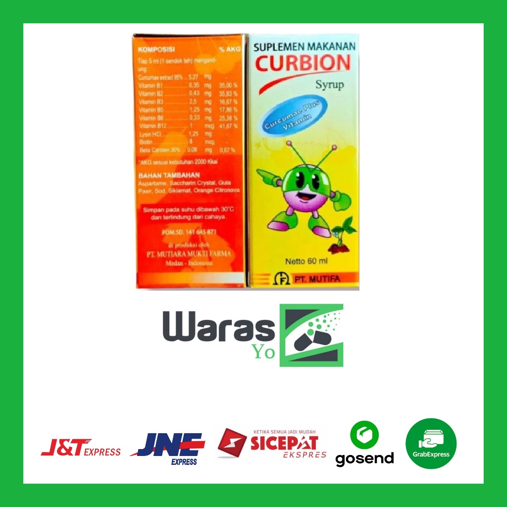 [WS] CURBION SIRUP 60 ML / CURBION SYRUP - MULTIVITAMIN ANAK