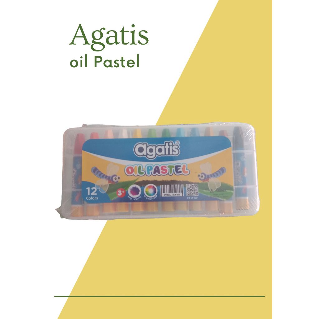 

Agatis Eco Oil Pastel 12 warna