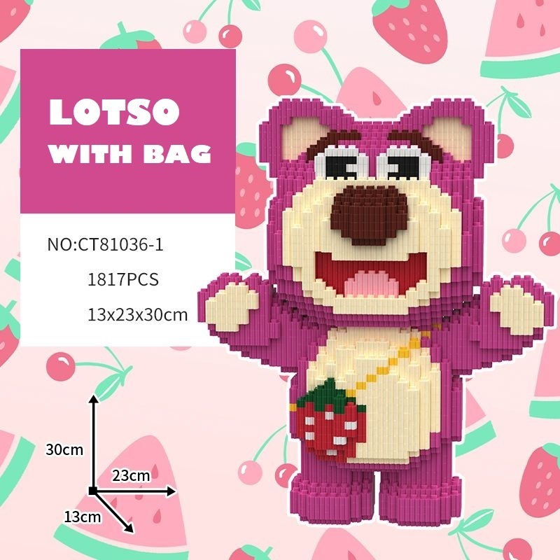 Bricks / Blocks / Lego Lotso Love and Bag