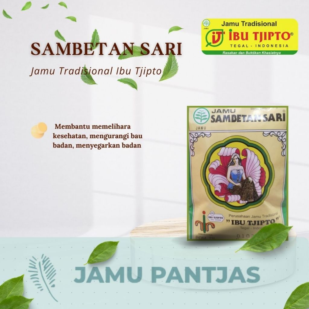 

JAMU SAMBETAN SARI ~ IBU TJIPTO ISI 10 SACHET