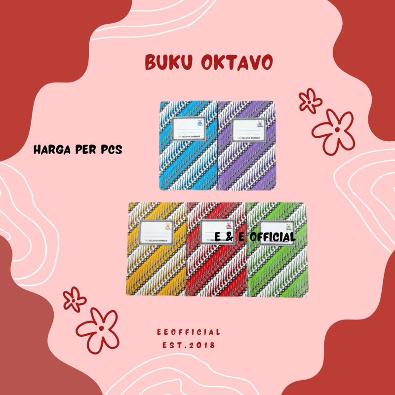 

BUKU OKTAVO 100 LEMBAR / BUKU NOTES / BUKU KECIL