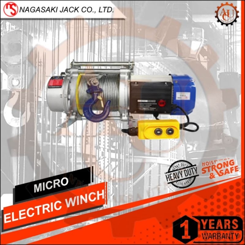 Electric Winch Hoist 2 Ton x 17 Meter , Nagasaki Japan