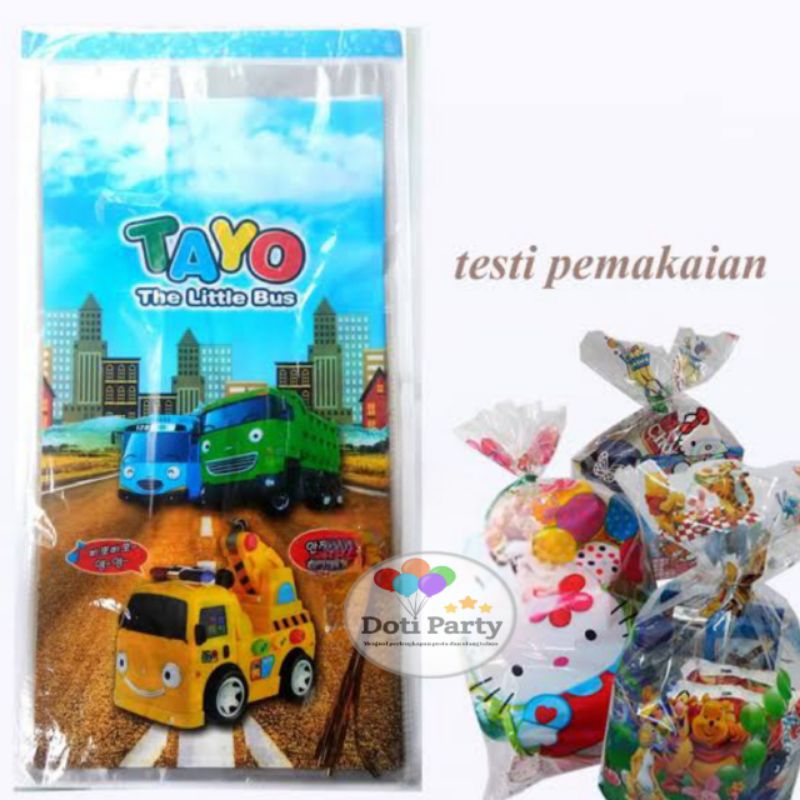 

Plastik Snack Ulang Tahun / Plastik Kado / Plastik Souvernir Tayo