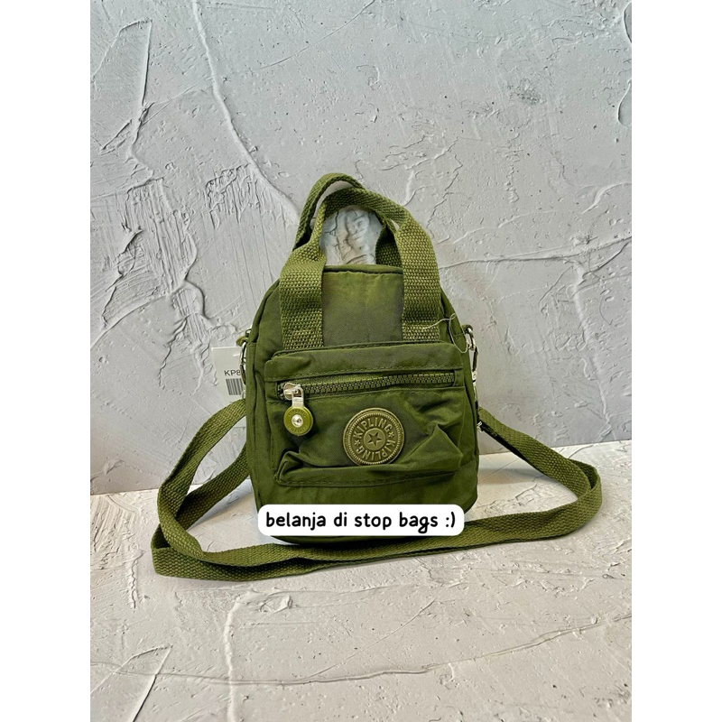 MINI SLINGBAG / TAS SELEMPANG MINI / TAS KECIL UNISEX BAHAN PARASUT ANTI AIR 2 RESLETING SUPER PREMI