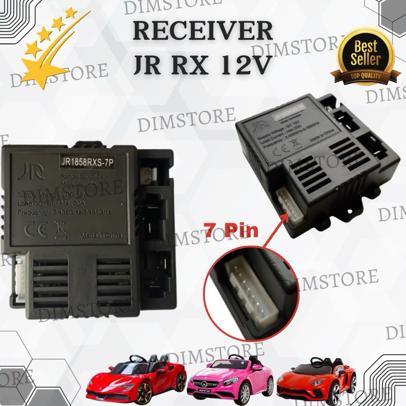 (COD) RECEIVER JR 1858 7P 12 VOLT IC RECEIVER MOBIL AKI JR RX 12 VOLT MOBIL MAINAN AKI ANAK MODUL RE