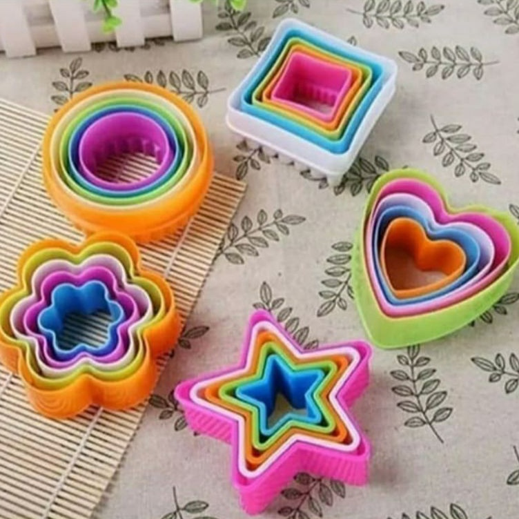

Super Belanja Ring Cutter Cookies Cutter Plastik Motif