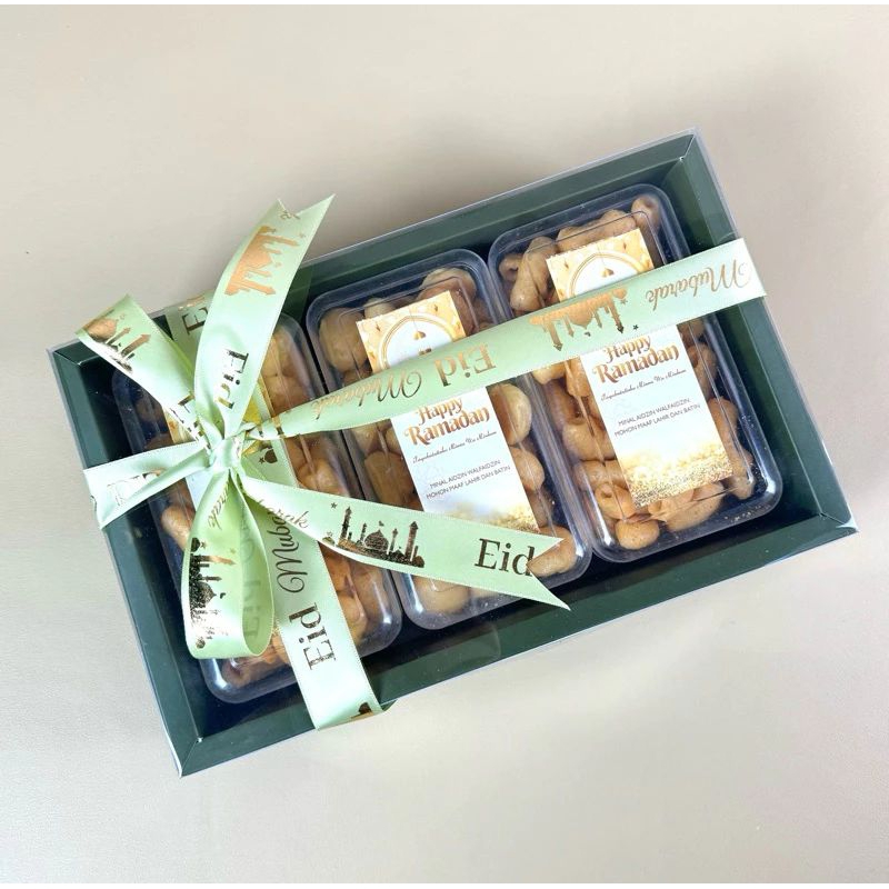 

Box 3 Toples/ Box Kue Kering/ Dus Bolu Brownies box lebaran Box Natal Hampers Imlek (BOX SAJA TANPA TOPLES)