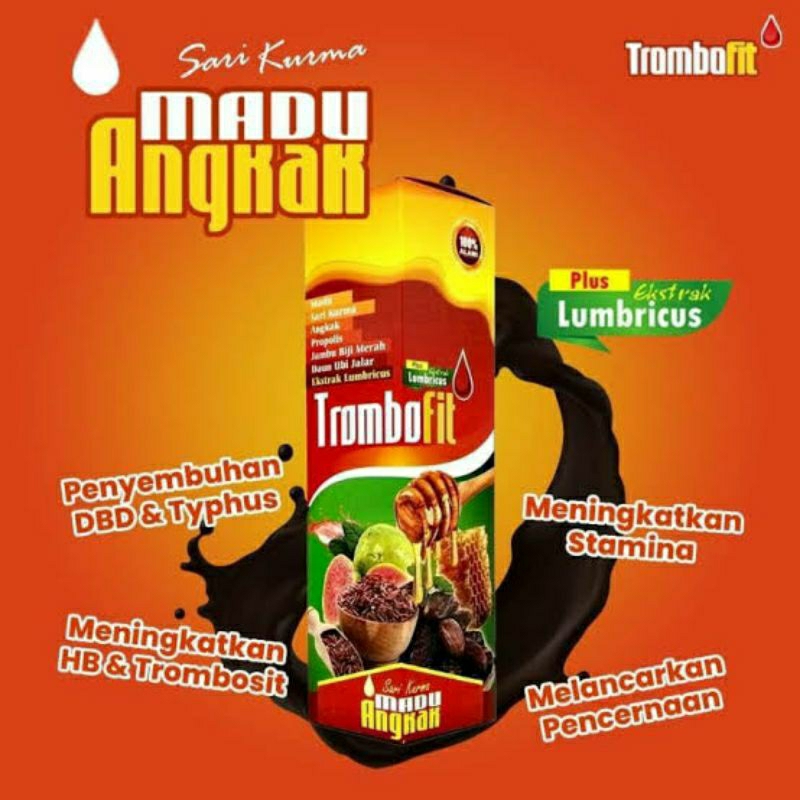 

Trombofit - sari kurma madu angkak trombofit madu angkak madu turun panas madu trombosit 460g