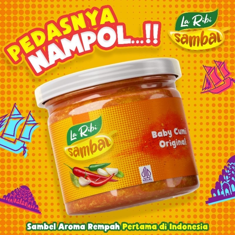 

La Ribi Sambal Baby Cumi Original