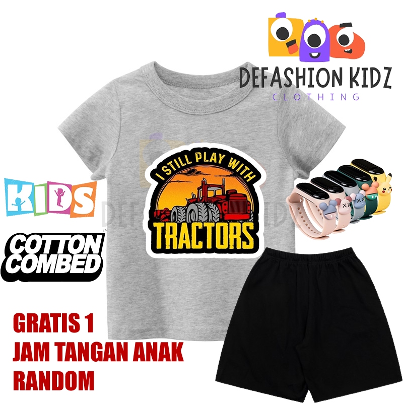 Baju MONSTER TRUCKER TRUCK TRUK MOBIL Kaos dan Celana setelan anak Anak Distro Unisex anak laki-laki