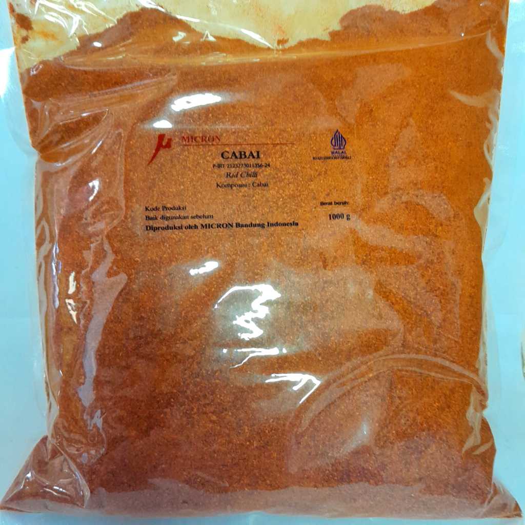 

Samara Micron - Cabai Bubuk Halus - Chili Powder 1000 gr