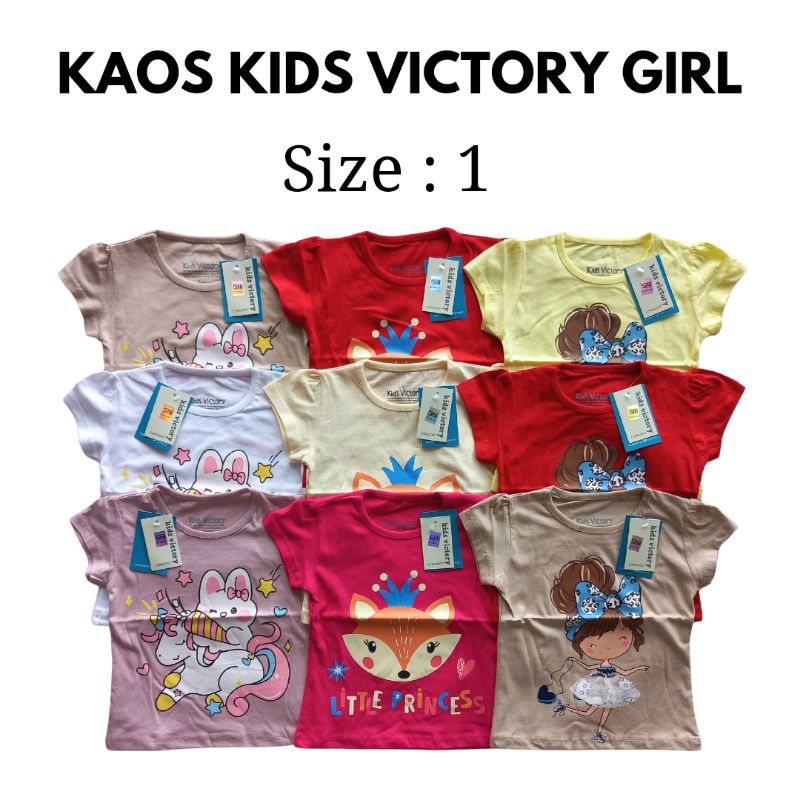 Kaos Baby Victory Kaos Anak Cewek Baby Victory