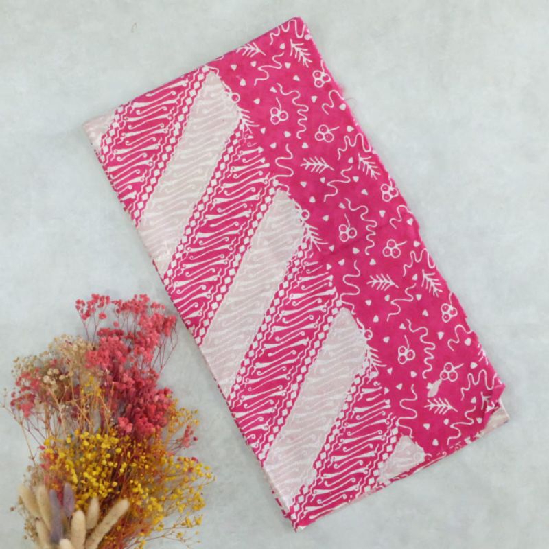 kain batik cap kombinasi tulis khas trusmi cirebon bahan dobby dobi doby dolby dolbi warna pastel so