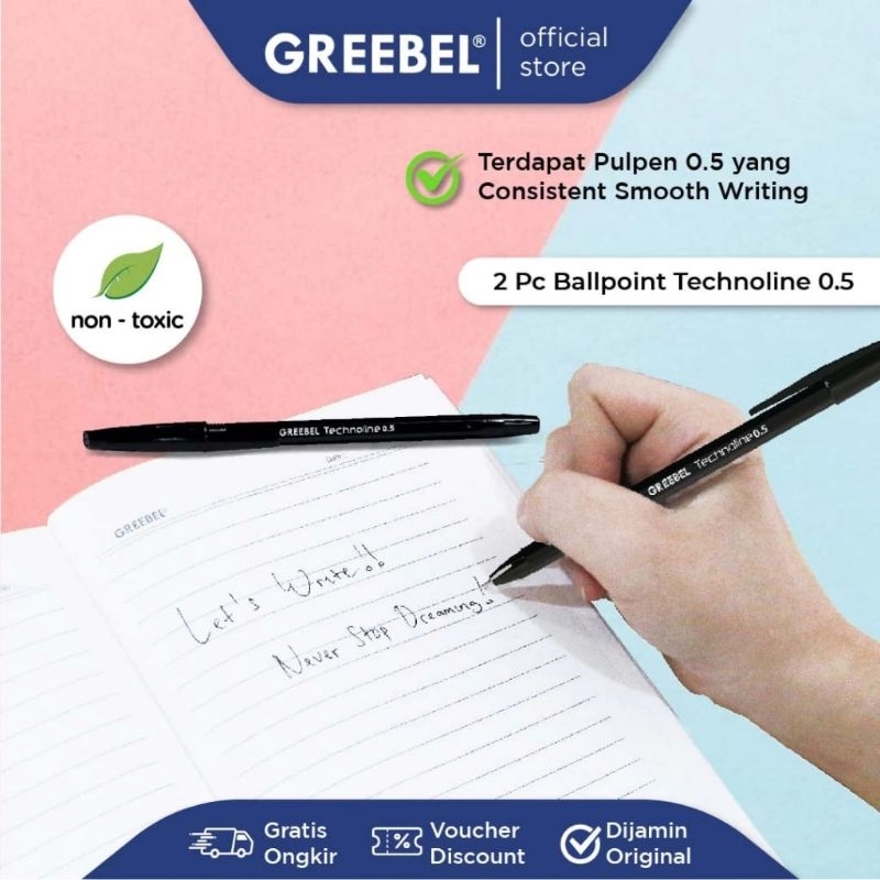 

Greebel Paket Alat Tulis Ujian OKE