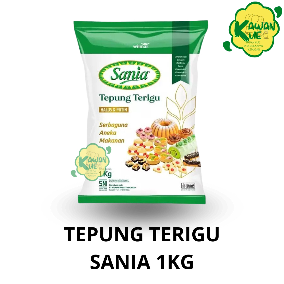 

TEPUNG TERIGU SANIA KEMASAN 1 KG