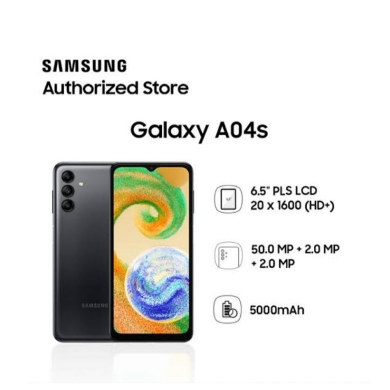 HP SAMSUNG GALAXY A04S 4/128 GB - SAMSUNG A04 S RAM 4GB ROM 128GB RESMI