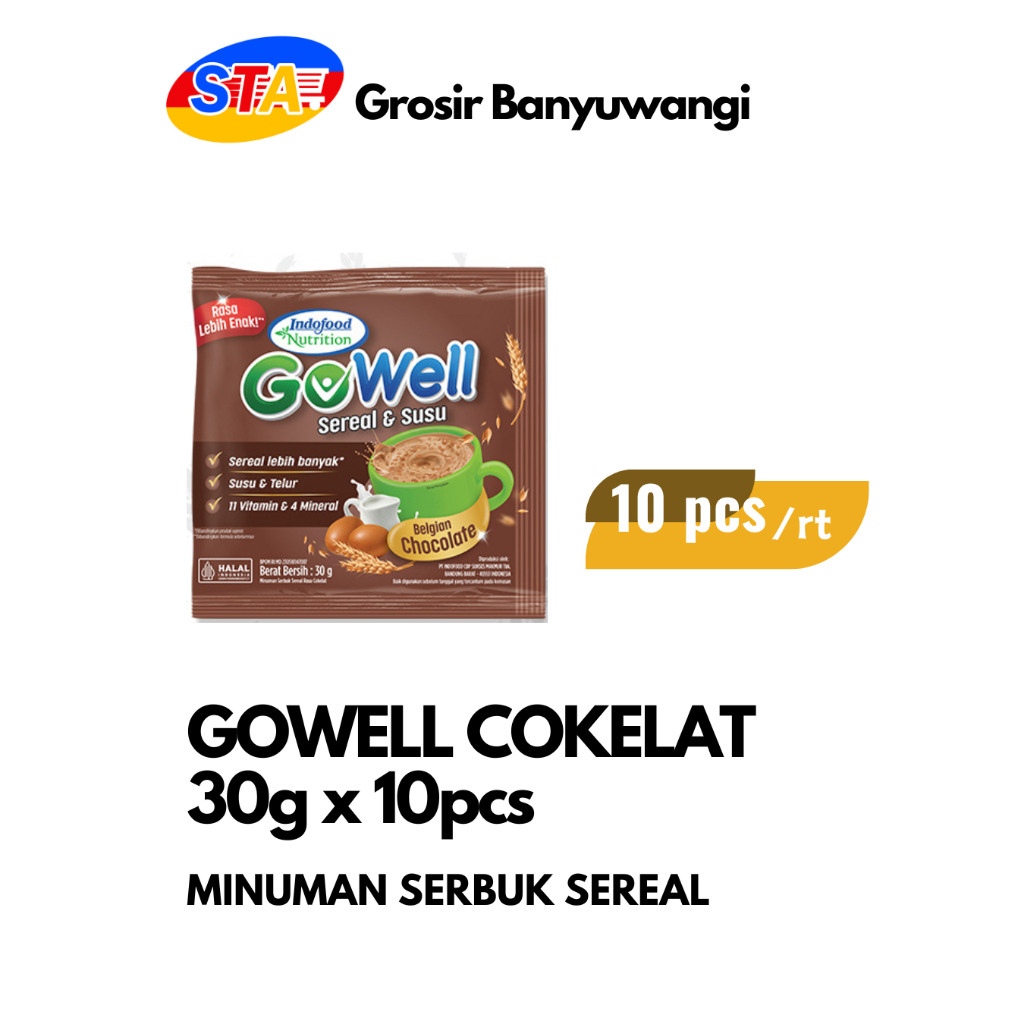 

[JATIM] GOWELL COKELAT 30GR SACHET | SERBUK SEREAL