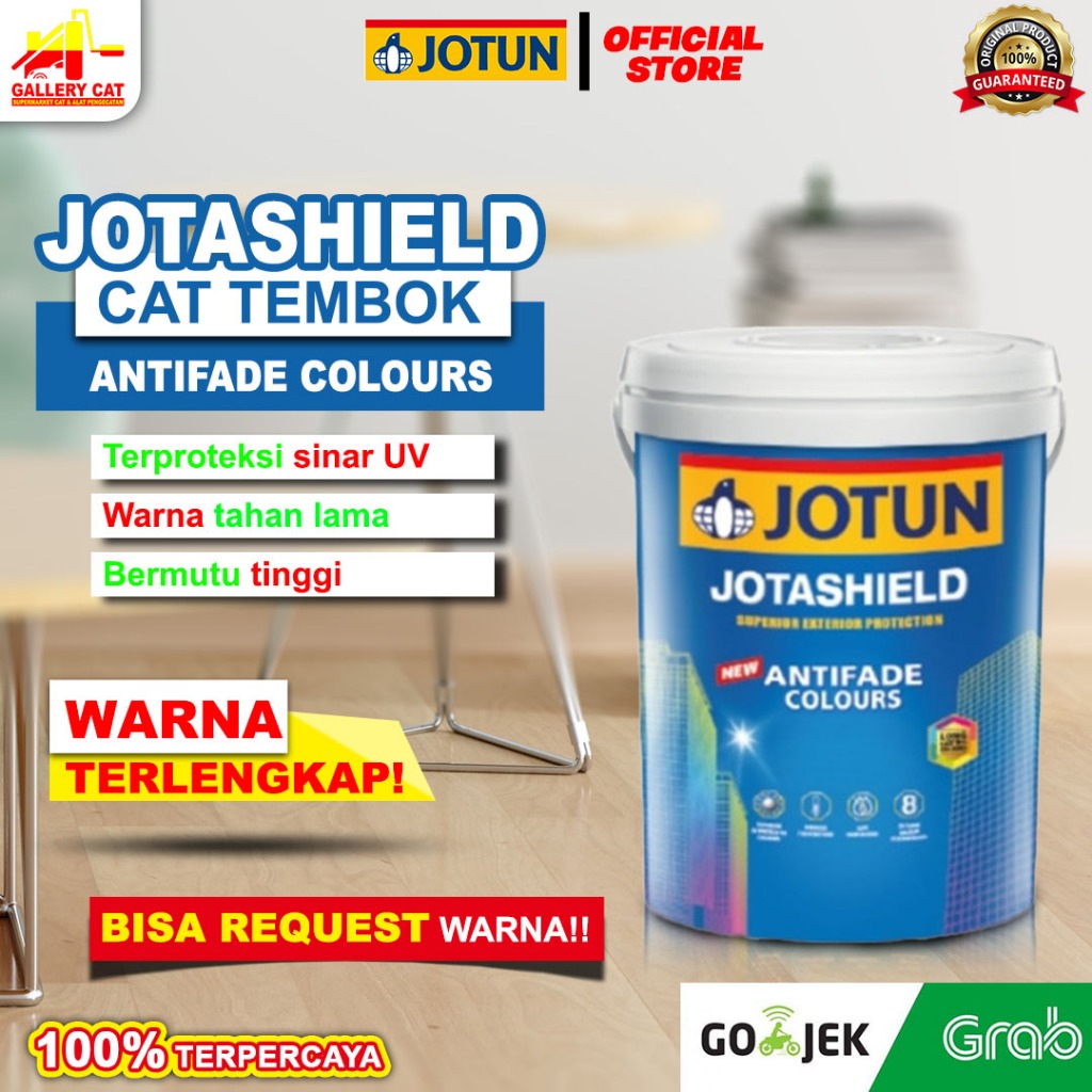 CAT TEMBOK EXTERIOR JOTUN JOTASHIELD ANTIFADE COLOURS 20L