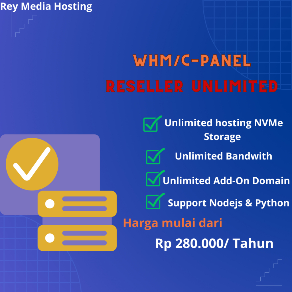 Reseller Hosting SSD 1 Tahun