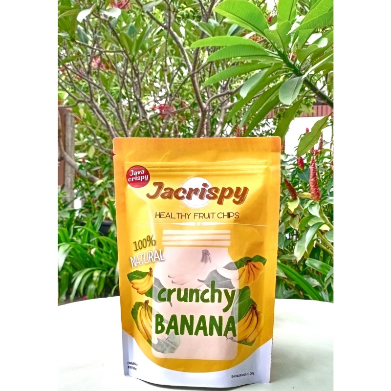 

JACRISPY Crunchy Banana | Cemilan Snack Sayur Buah Kering | Dried vegetables and fruits | Snack Sehat Diet | Guilty Free