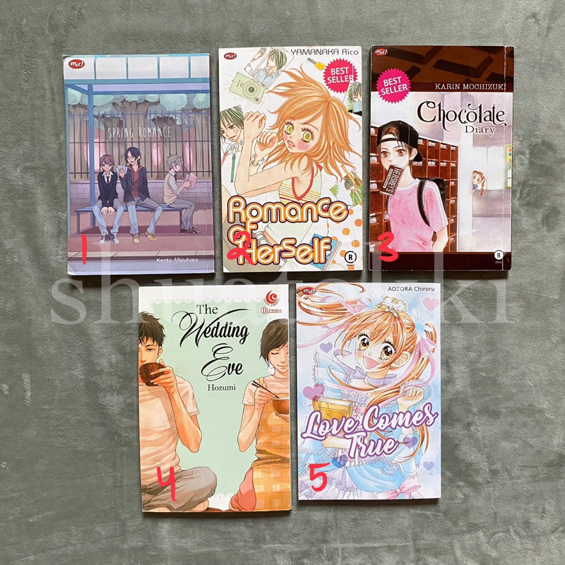 [SATUAN] KOMIK ONE-SHOT BY ✧ spring romance — Kenta Mizuhara ✧ romance od herself — Yamanaka Rico  ✧