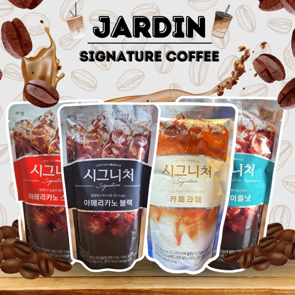 

Jardin Signature Coffee 230ml Minuman Kopi Import Siap Minum Dengan Varian Rasa 1 Pouch