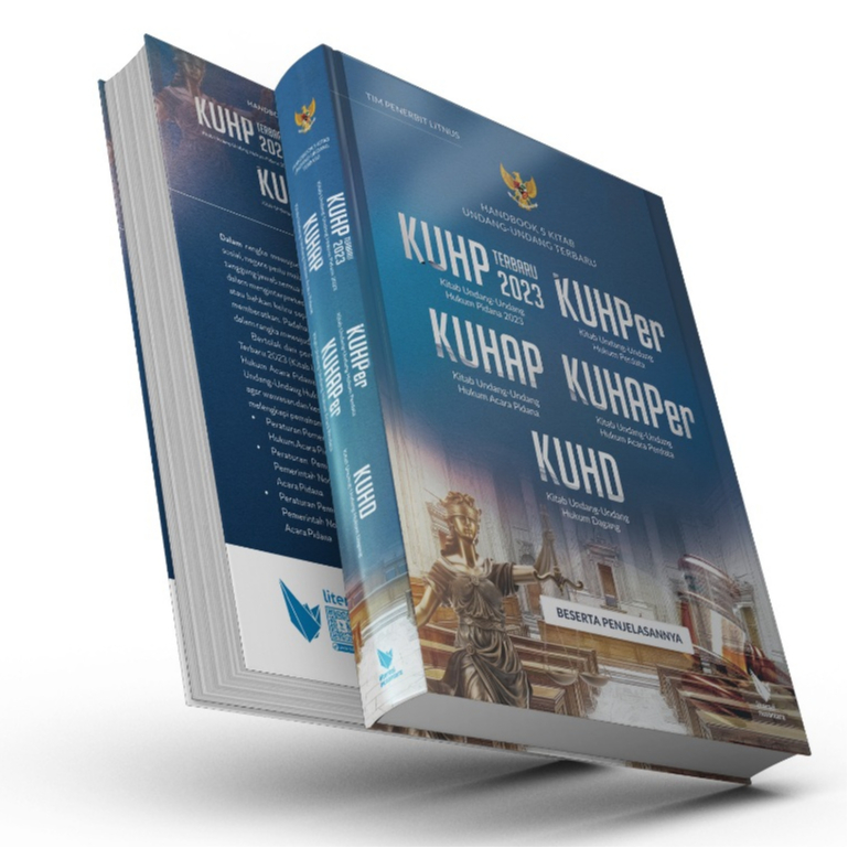 Handbook 5 Kitab Undang Undang Terbaru - KUHP Terbaru 2023 (Kitab UU Hukum Pidana 2023), KUHAP (Kita