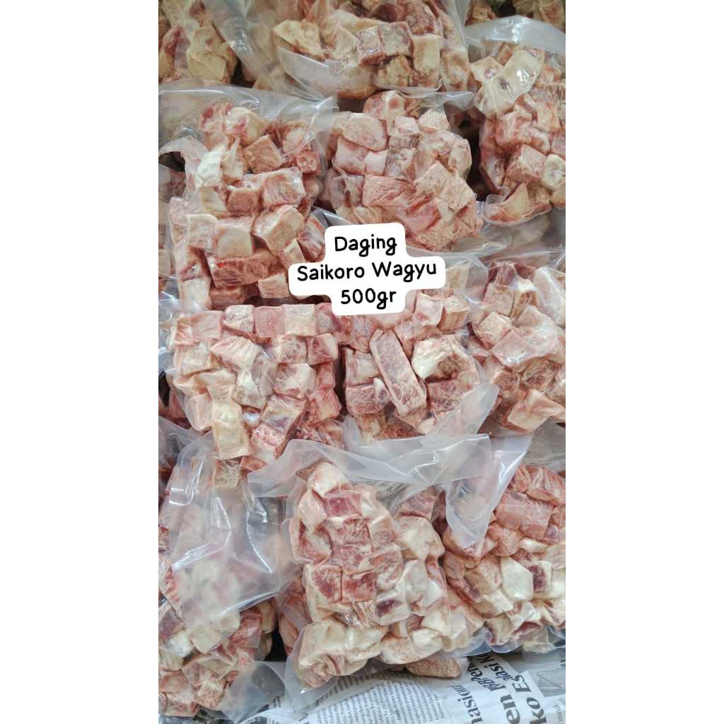 

Daging Saikoro Wagyu 500 gr