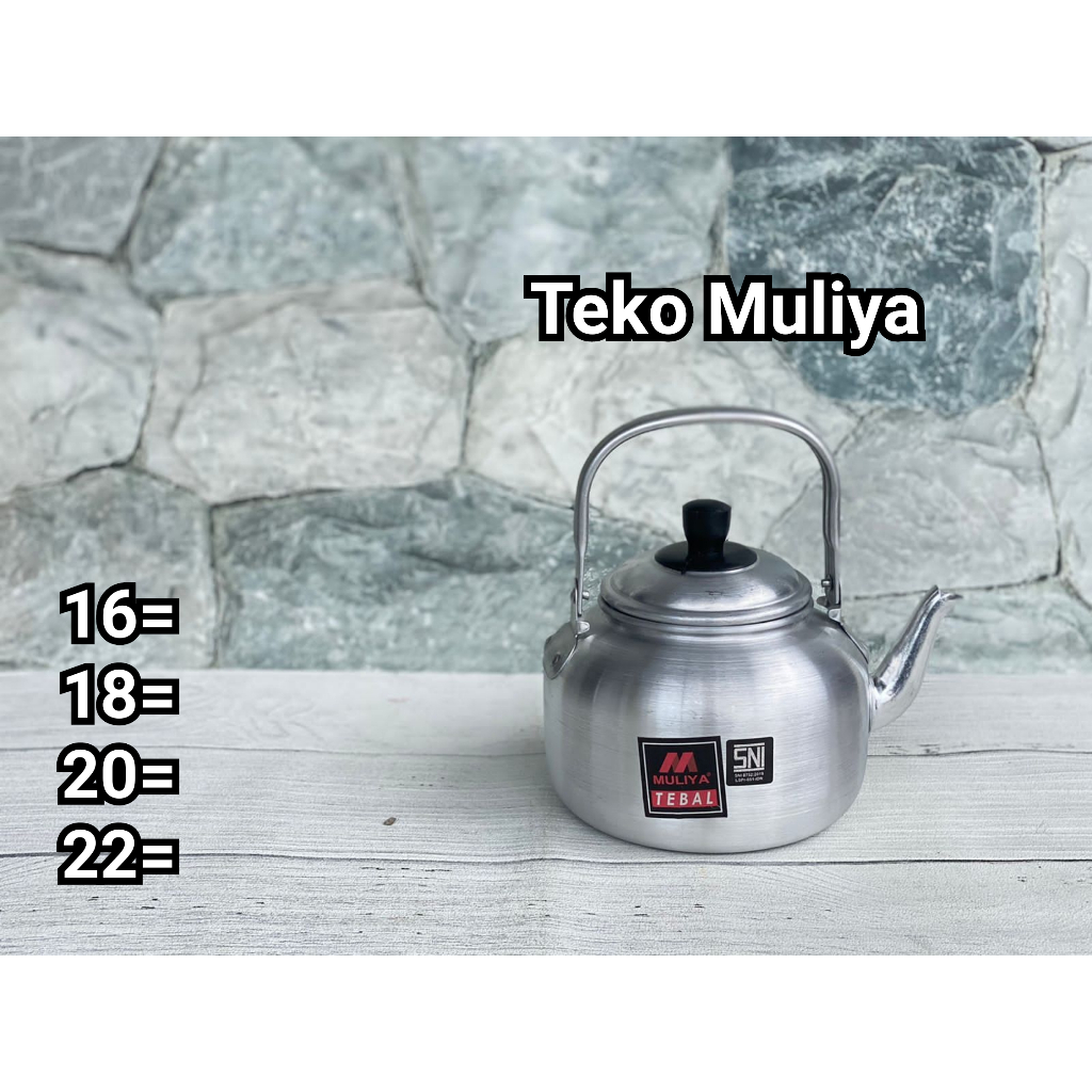 

Teko masak air Alumunium muliya