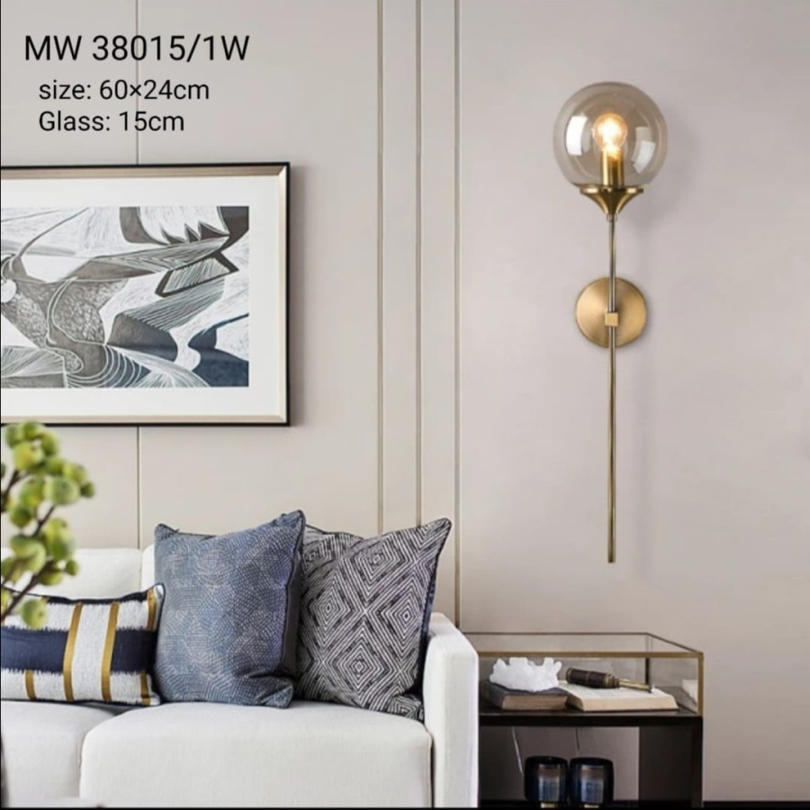 Apollo Lighting LAmpu Hias Dinding Gold Nordic Minimalis kamar Tidur Tamu Teras Mewah