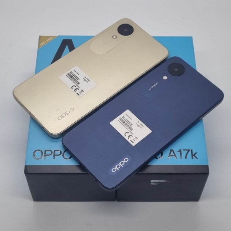 Oppo A17k 3/64 GB Garansi Resmi Indonesia Second