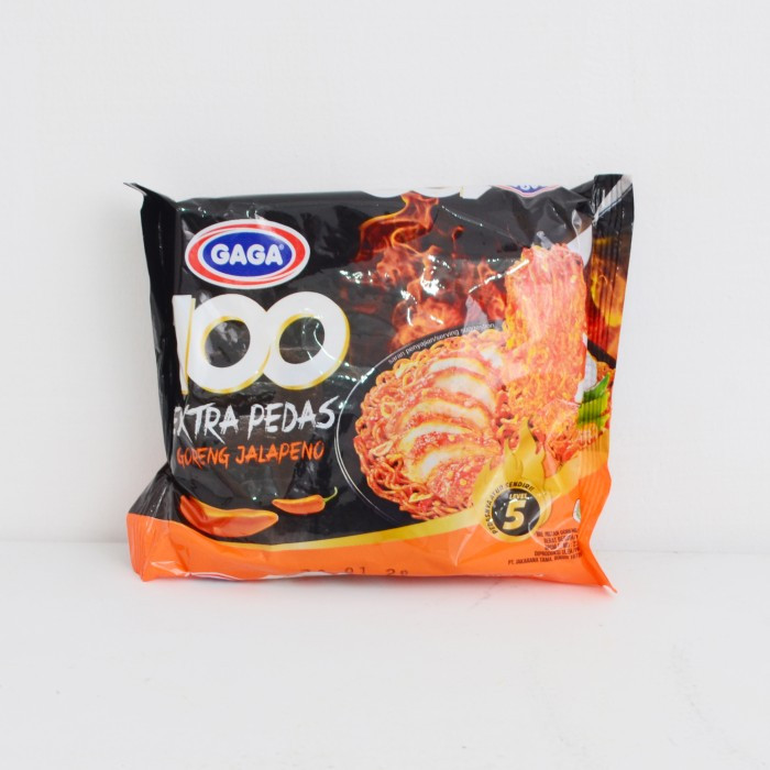

MIE GORENG GAGA 100 EXTRA PEDAS JALAPENO 85gr