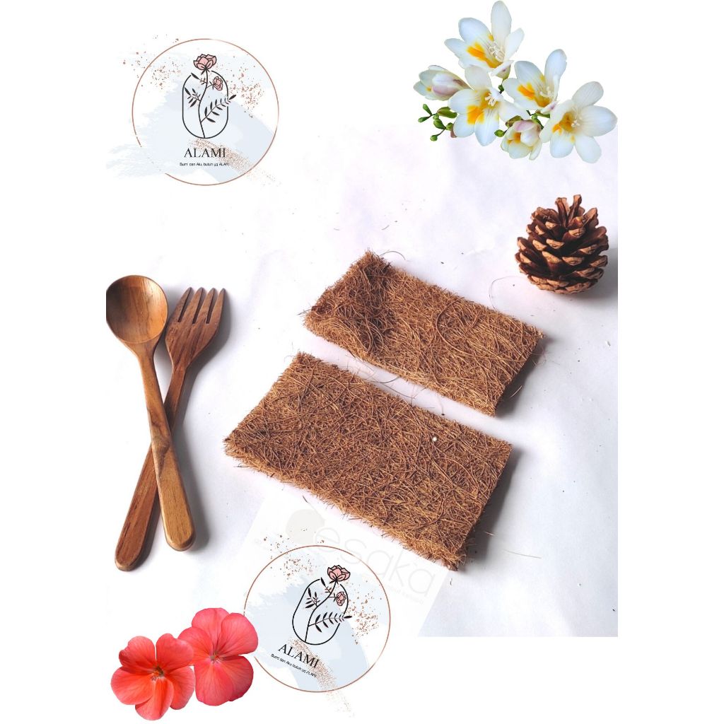 SABUT KELAPA UNTUK CUCI PIRING