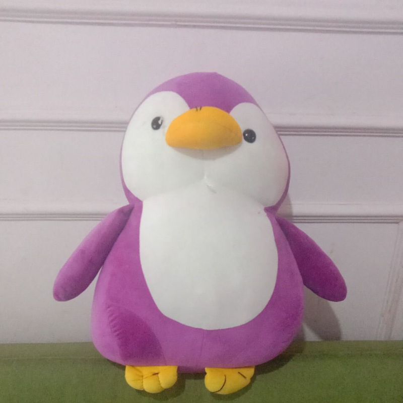 boneka pinguin besar  second