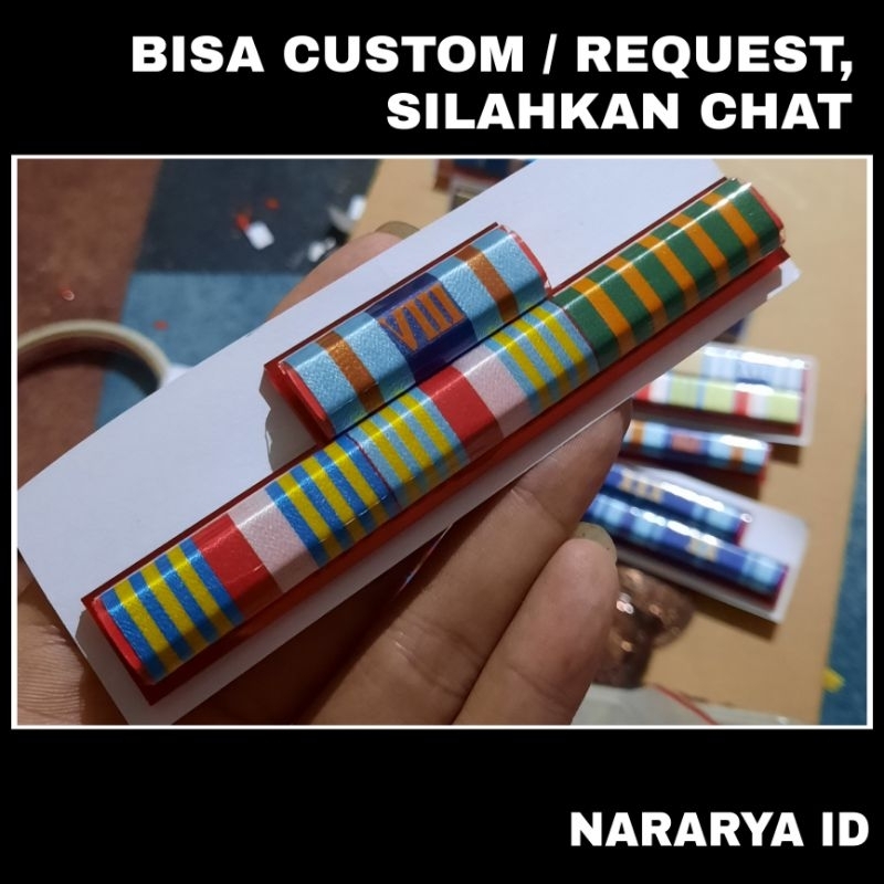 [NARARYA ID] Kesetiaan 8 Tahun, Wira Nusa, Wira Dharma, Kebaktian Sosial / PDH Satya Lencana