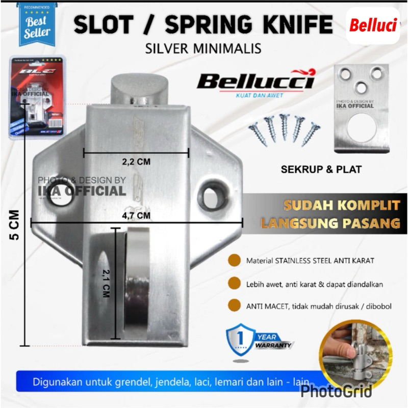 SPRING KNIFE JENDELA BELLUCI SPRING KNIVE BELLUCI JUMBO/ Spring Knife Jumbo Belluci/ grendel jendela