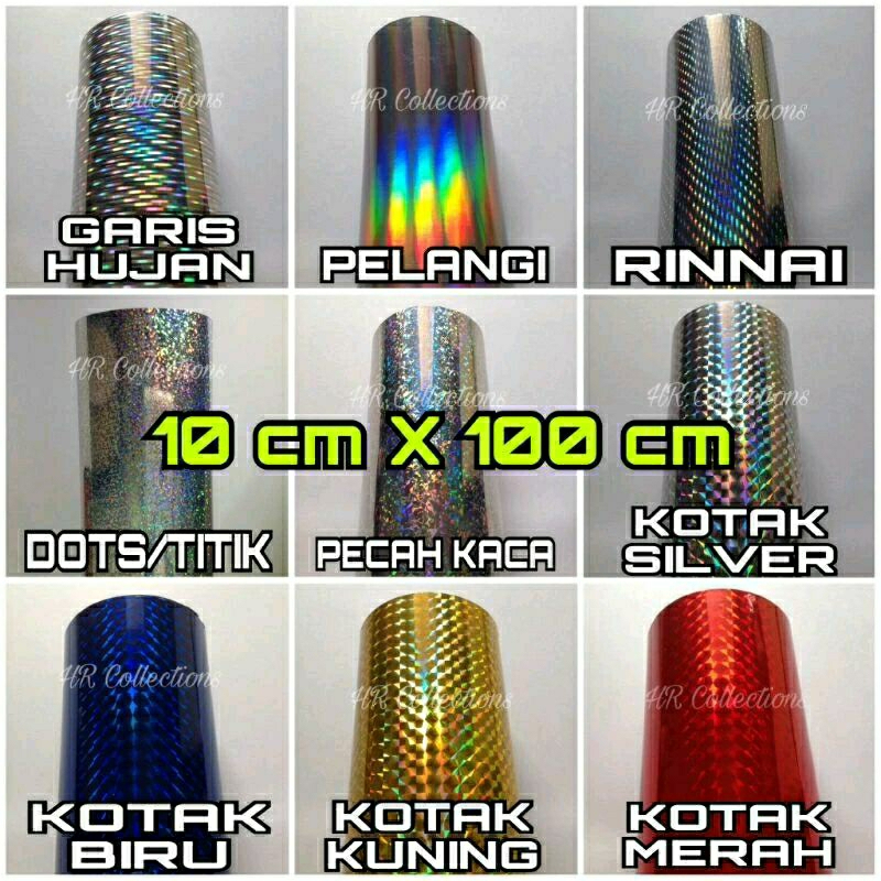 

[READY] Stiker / Sticker Lure 3D Hologram 10cm X 100cm