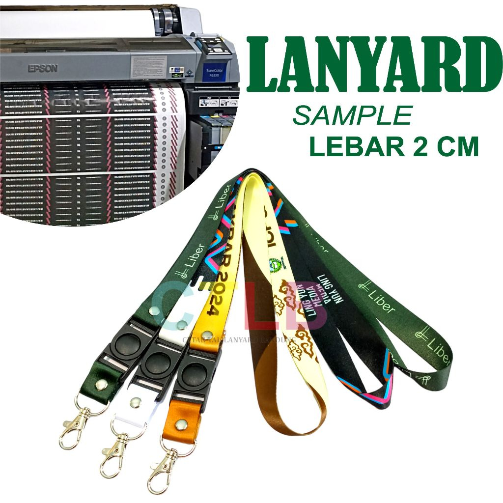 

Sample Lanyard Printing