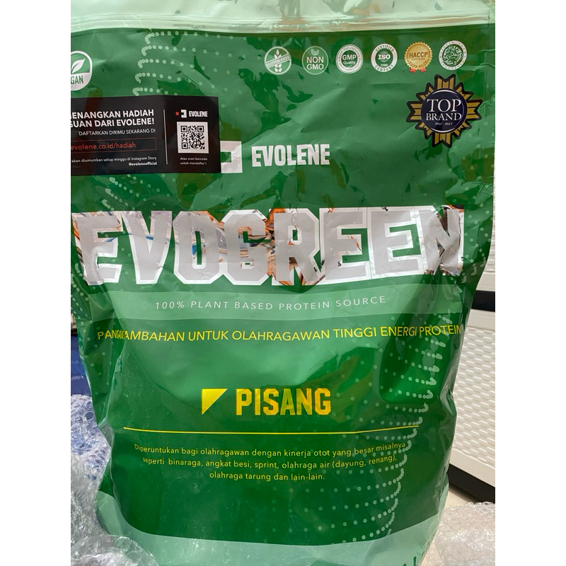 Evolene Evogreen 50 servings Whey Protein Plan Whey Vegan Evgreen