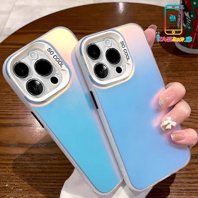 CASE IMD GLOSSY RAINBOW GRADASI CASING UNTUK  VIVO Y03 Y19S Y29 V40 V50 V60 LITE IC