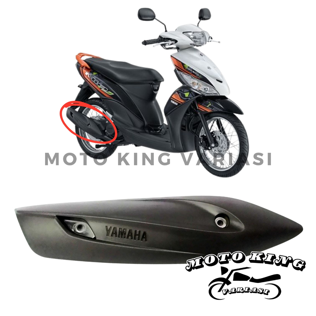 Cover Knalpot Mio J, Mio 125, Mio Smile, Mio GT / Tutup Knalpot Mio J, Mio 125, Mio Smile, Mio GT / 