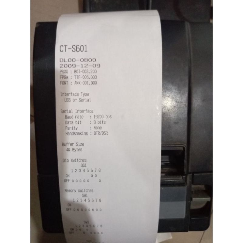 Printer Thermal Citizens second 80 mm port serial