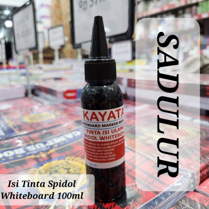 

Isi Tinta Spidol Whiteboard Kayata 100ml (1 Pcs)