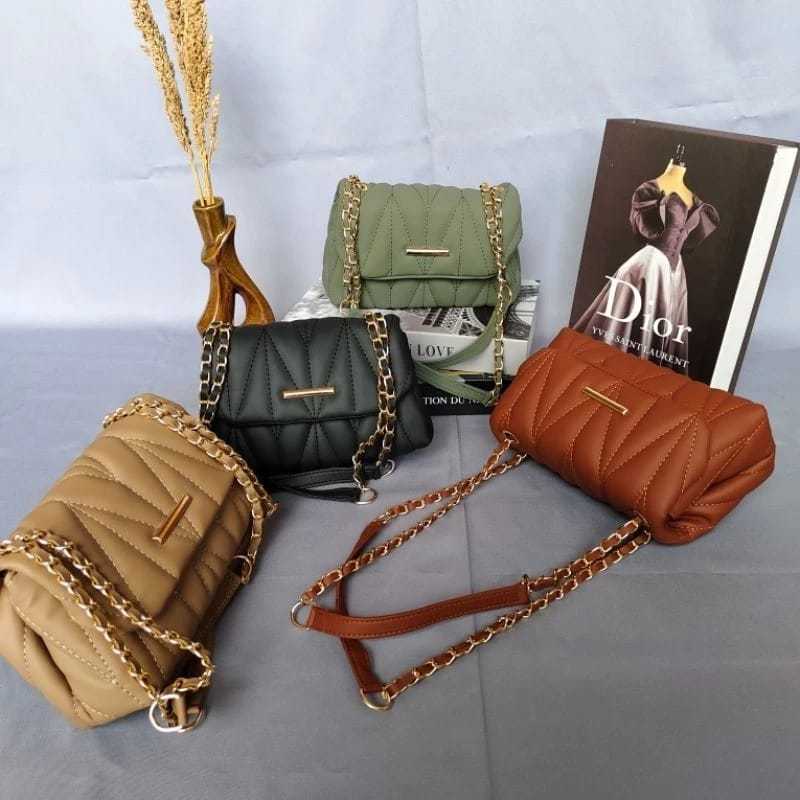 TAS SELEMPANG WANITA IMPORT - ALLUNA BAG / TAS BAHU WANITA IMPORT / SLINGBAG WANITA SIMPEL / TAS WAN
