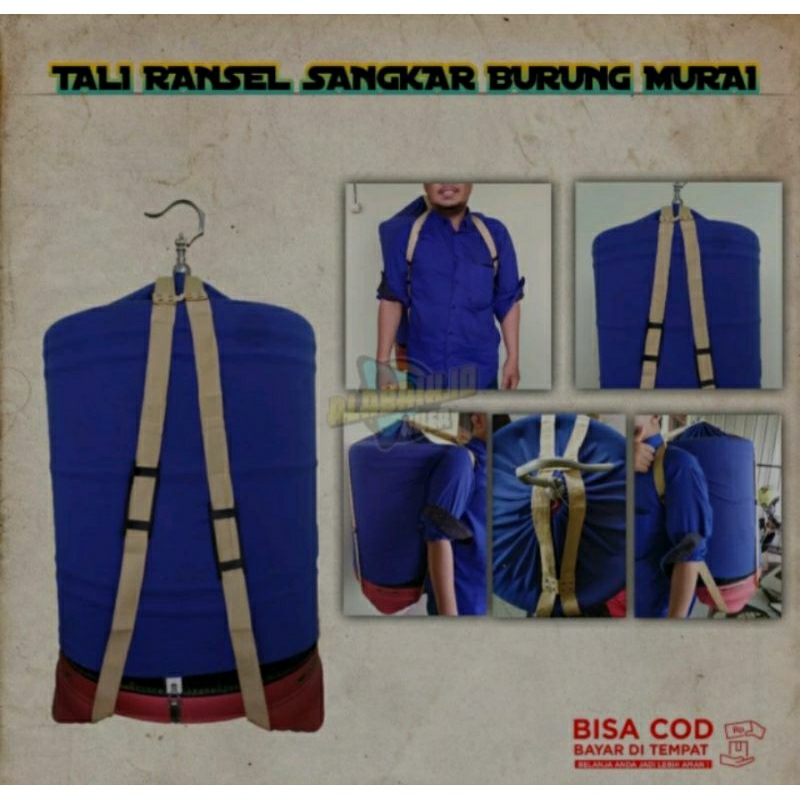 TALI GENDONG SANGKAR BURUNG MURAI