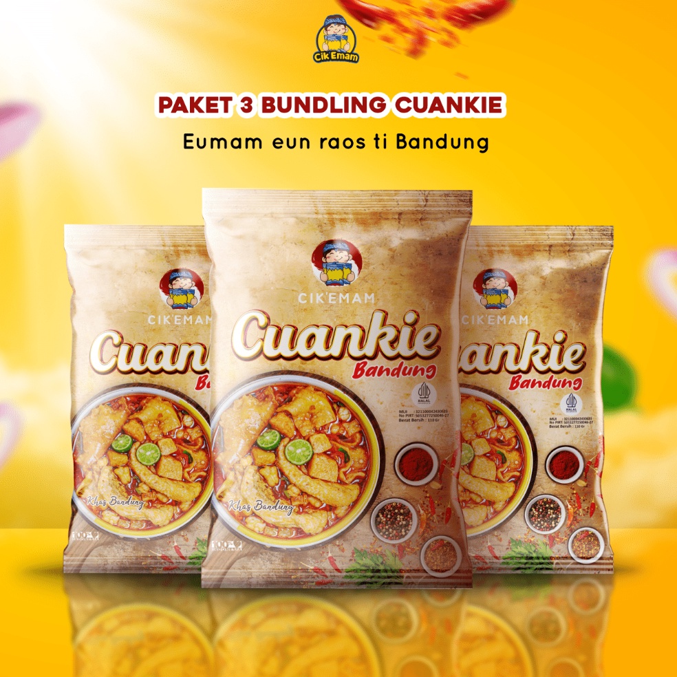 

Dipesan ya CIKEMAM PAKET CUANKI isi 3 PCS Cuanki Kuah Instan Cuanki Khas Bandung Cuankie Pedas Halal