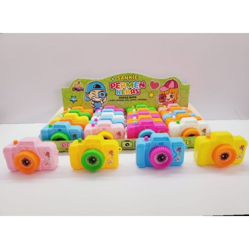 

permen bentuk kamera aneka rasa buah isi 20pcs