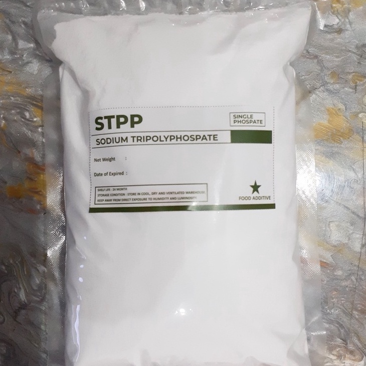 

Star seller STPP Pengenyal Bakso Sosis Nugget Pengenyal Mie Fosfat Phosphate STTP Food Grade Tepung Pengenyal 45g 8g 1kg