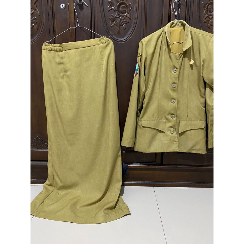 preloved setelan rok baju pemda asn/ pns