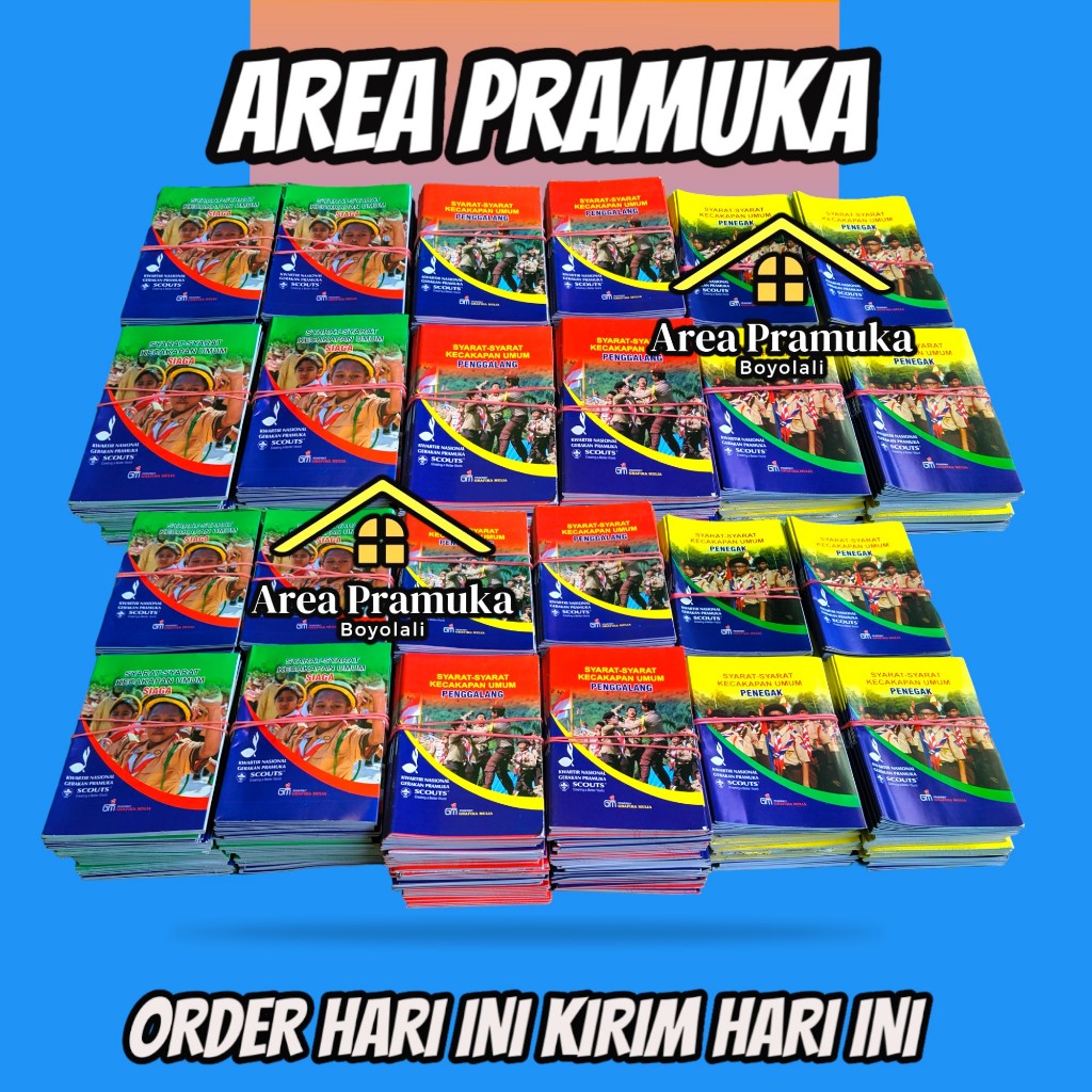 

1 pack buku sku pramuka isi 200 biji / siaga penggalang penegak